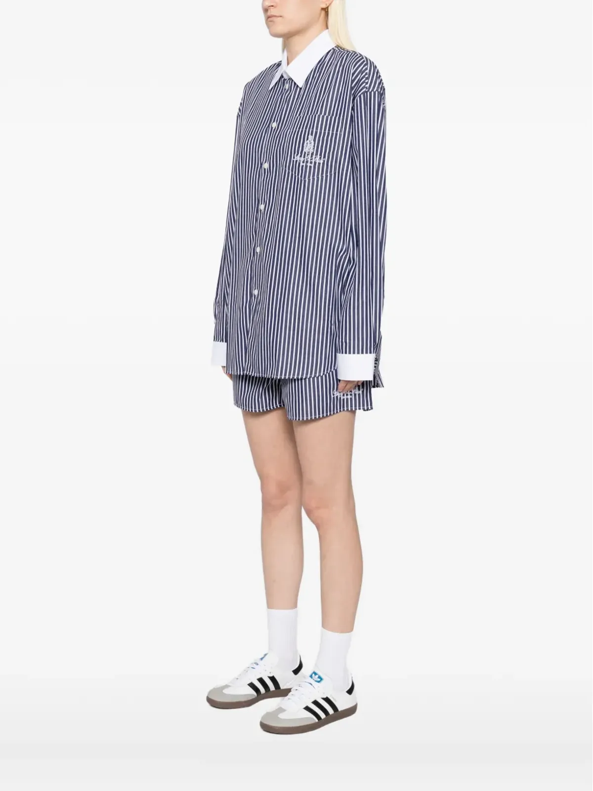 Sporty & Rich Vendome ストライプシャツ - 画像3