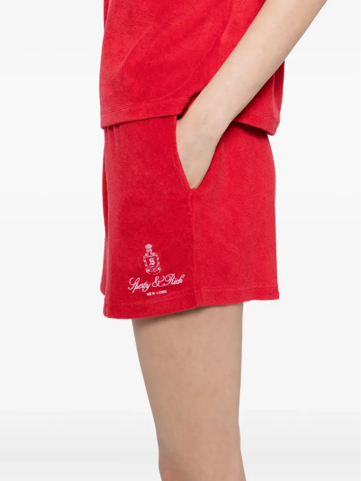 Sporty & Rich Vendome テリーショーツ - 画像5