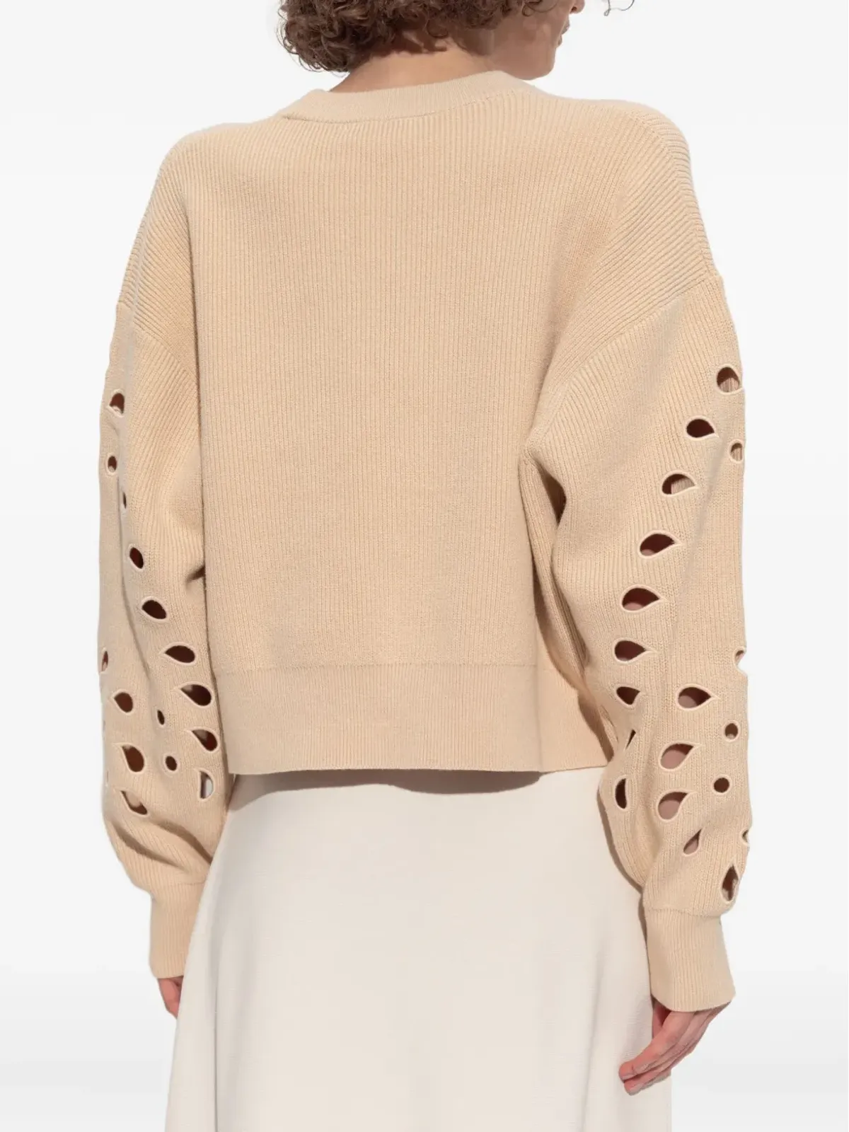 Ulla Johnson Vanessaカットアウトリブニットセーター - Neutrals - 画像4