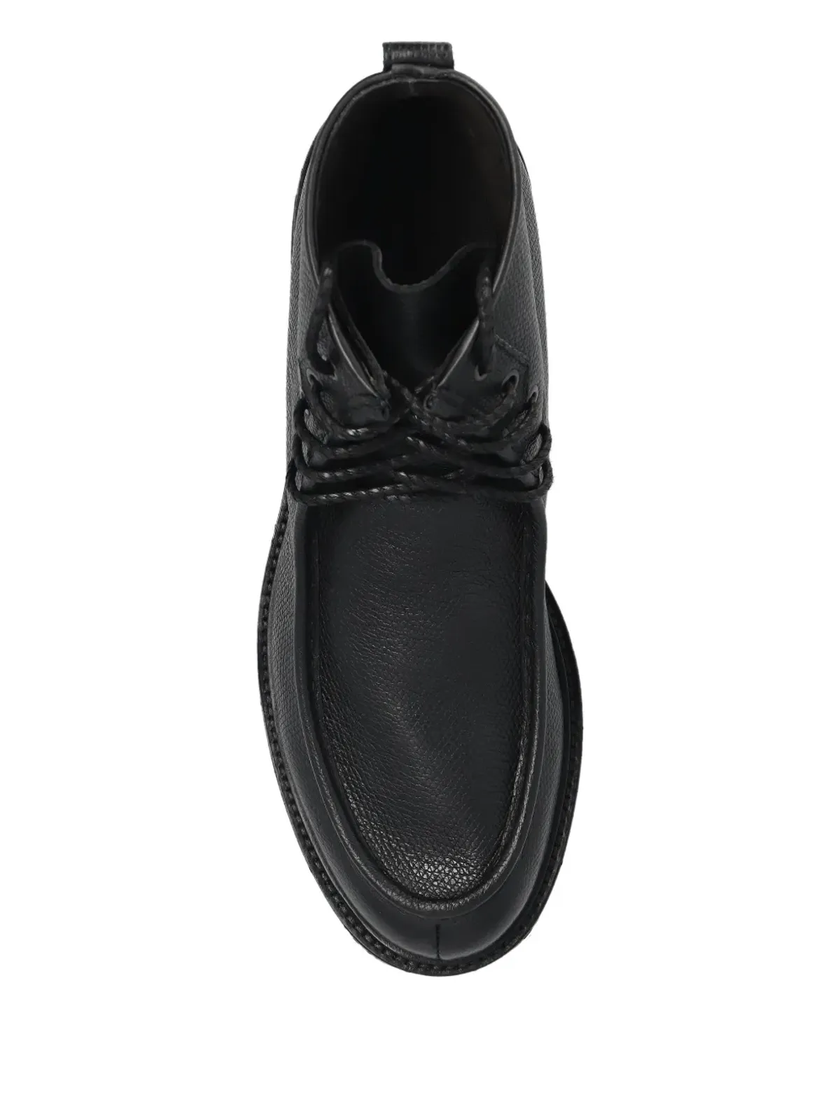 Brioni レースアップ テクスチャードレザー バイカーブーツ - ブラック - 画像5