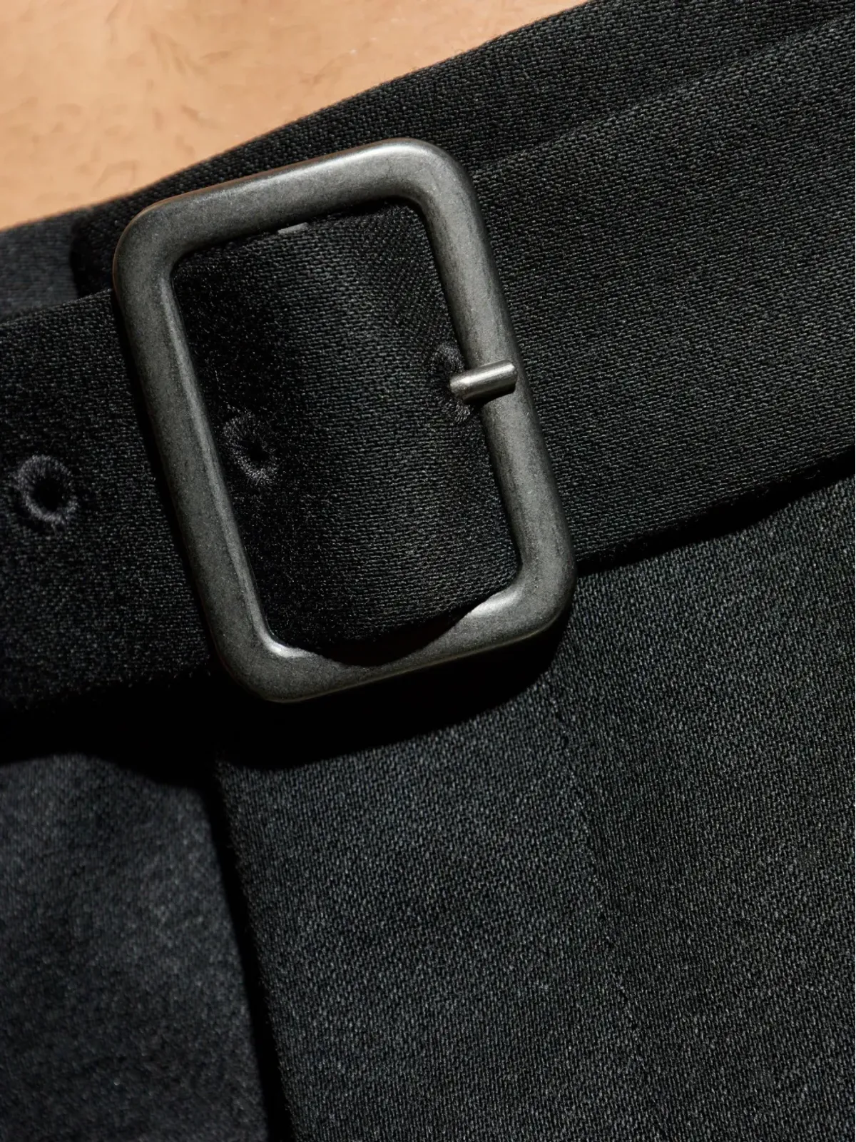 MM6 Maison Margiela ベルト付きパンツ - Black - 画像5