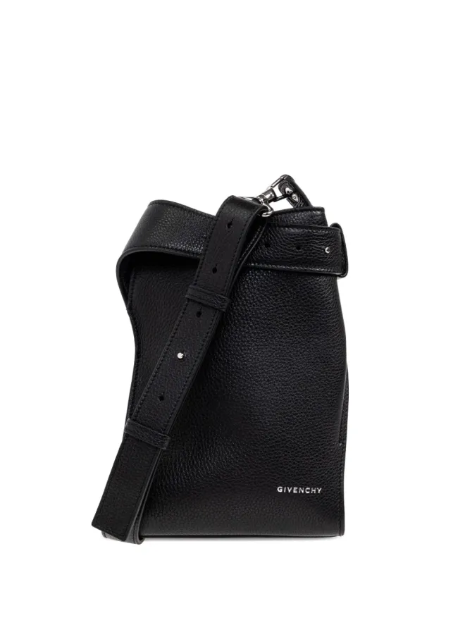 Givenchy Givenchy ブラック レザー ベルト付き メッセンジャーバッグの商品画像