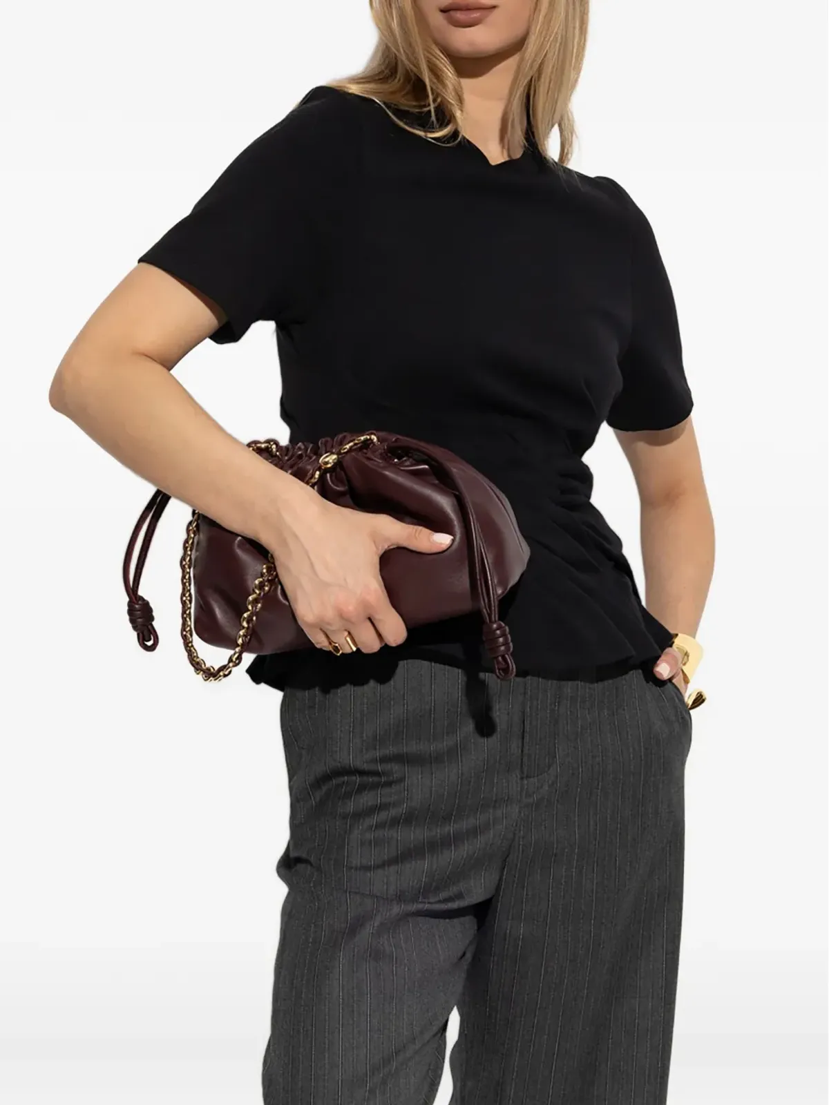 LOEWE フラメンコ レザー バケットバッグ - 画像2