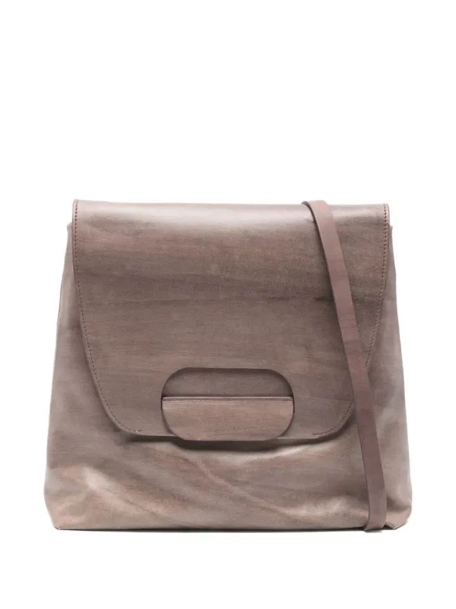 Cecchi De Rossi Cecchi De Rossi フラップディテール レザーショルダーバッグの商品画像