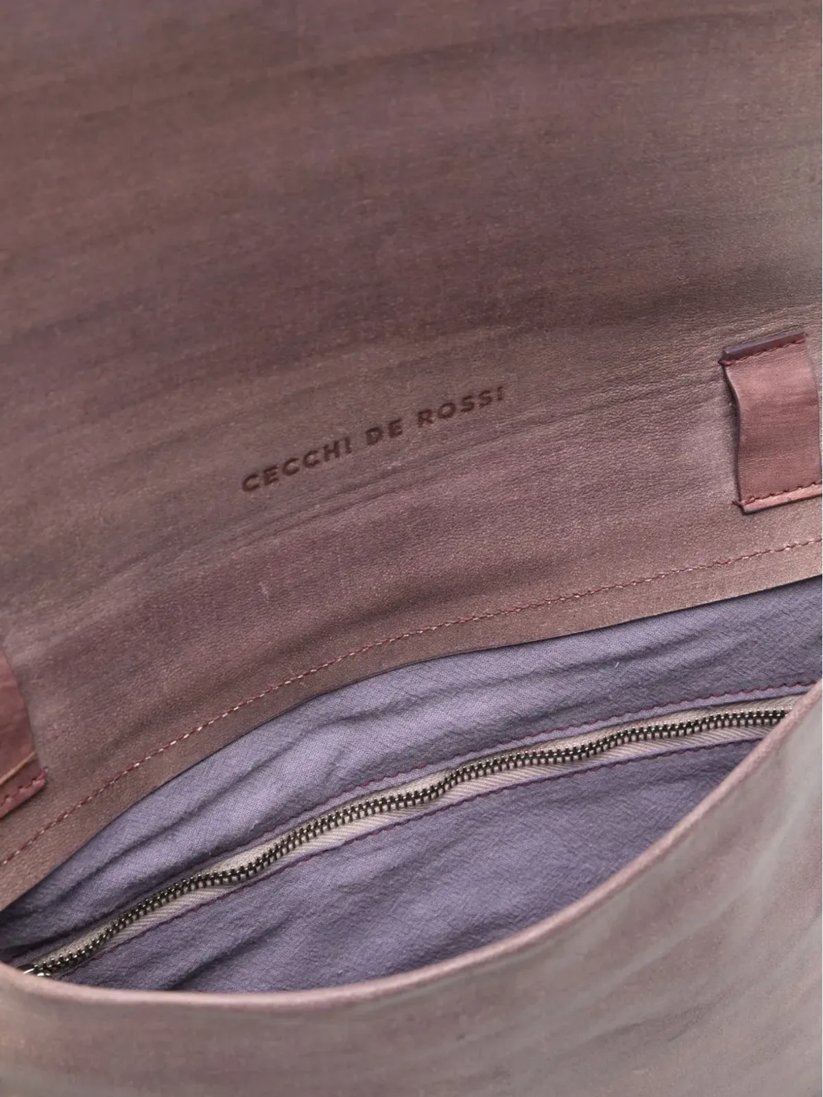 Cecchi De Rossi フラップディテール レザーショルダーバッグ - 画像5