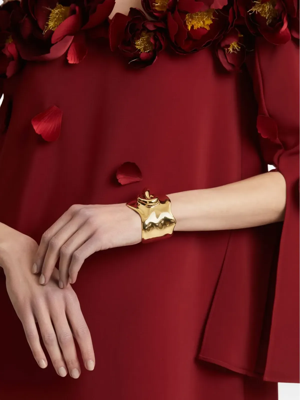 Oscar de la Renta ノットディテール カフ ブレスレット - 画像2
