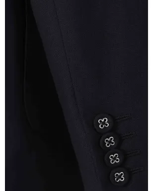 Officine Generale ウール シングルブレストブレザー - サムネイル3
