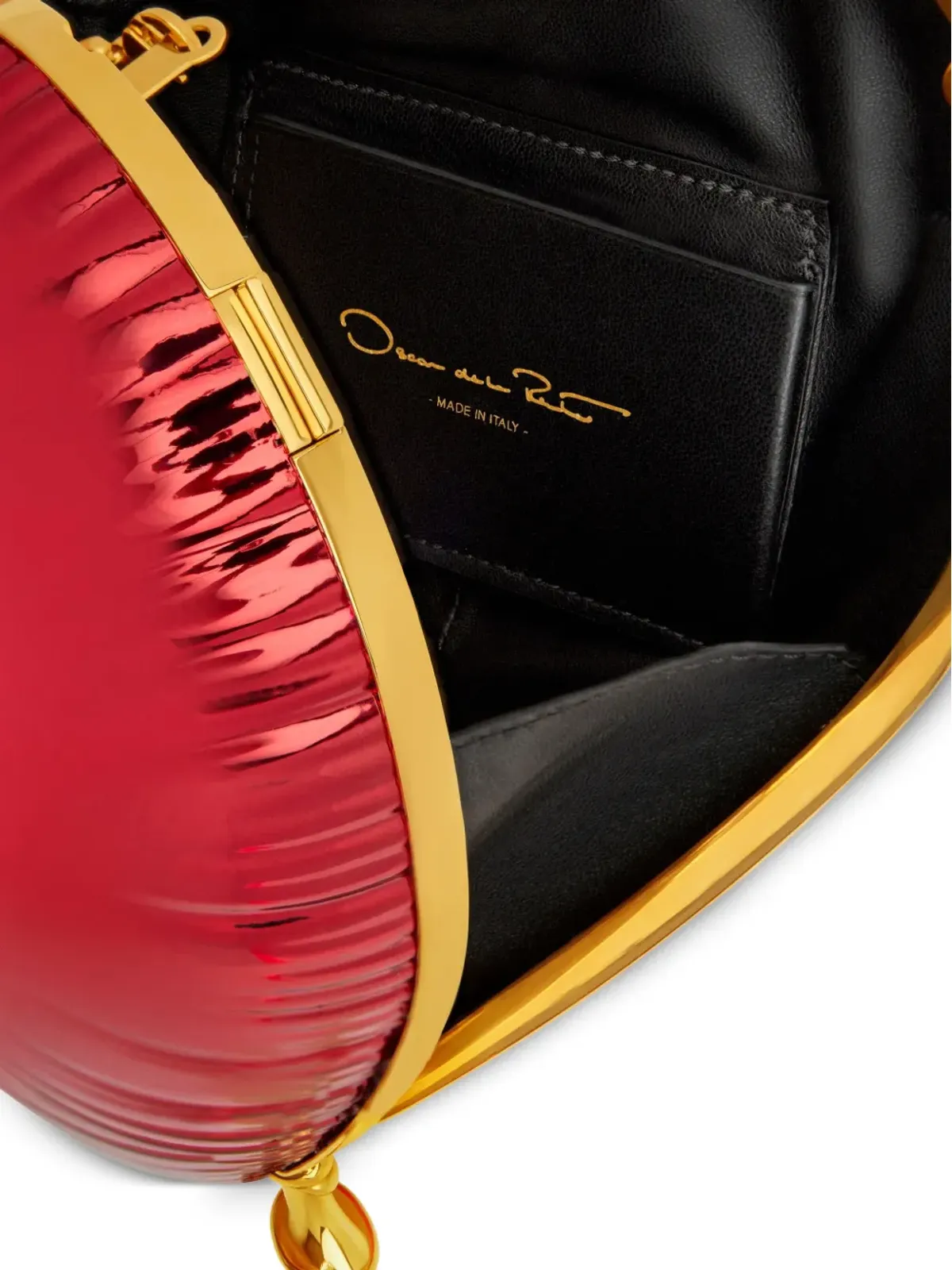 Oscar de la Renta ハート・バルーン・クラッチバッグ - 画像5