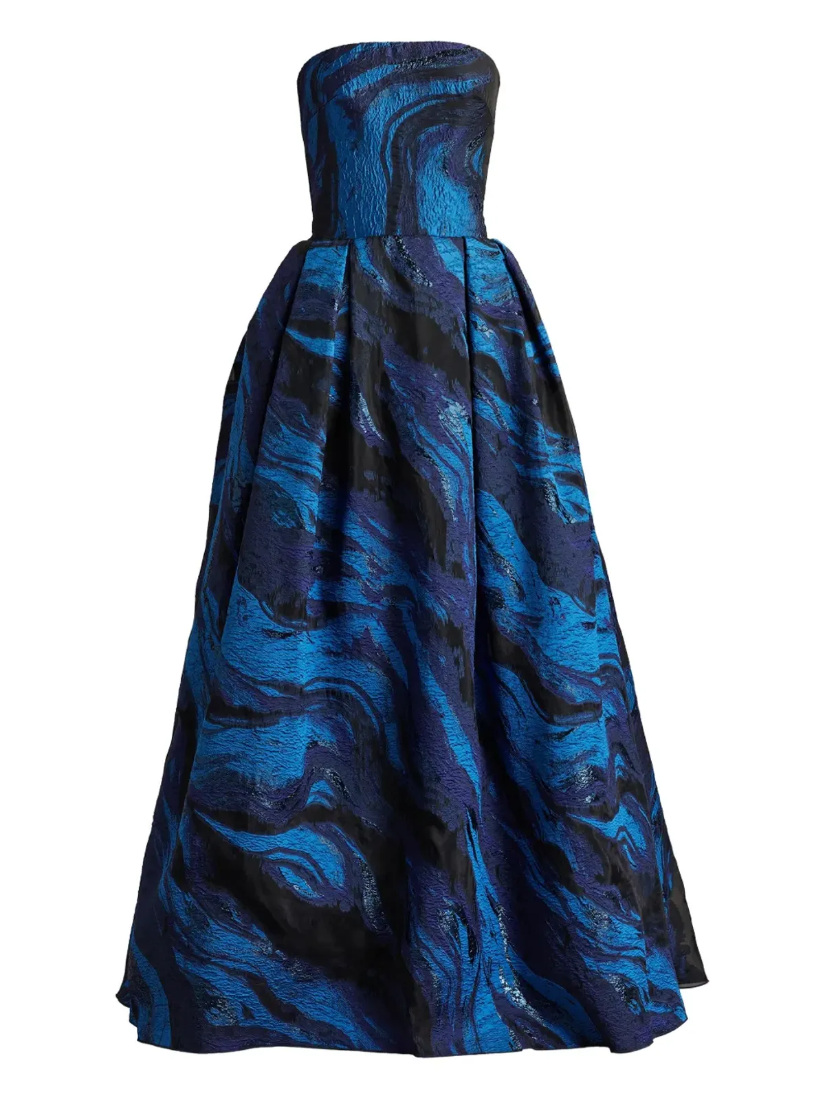 Tadashi Shoji スワールプリント ガウン ドレス - 画像1