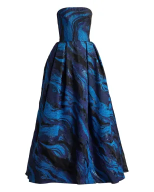 Tadashi Shoji スワールプリント ガウン ドレス - サムネイル1