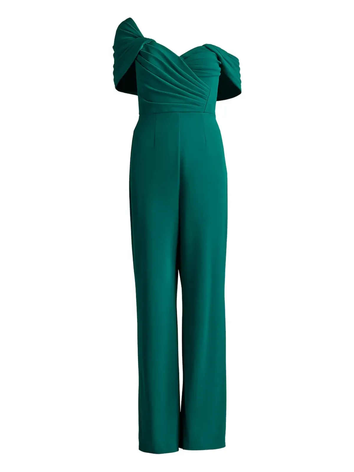Tadashi Shoji ドレープのオフショルダージャンプスーツ - 画像1