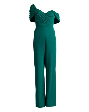 Tadashi Shoji ドレープのオフショルダージャンプスーツ - サムネイル1