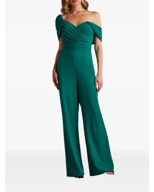 Tadashi Shoji ドレープのオフショルダージャンプスーツ - サムネイル2