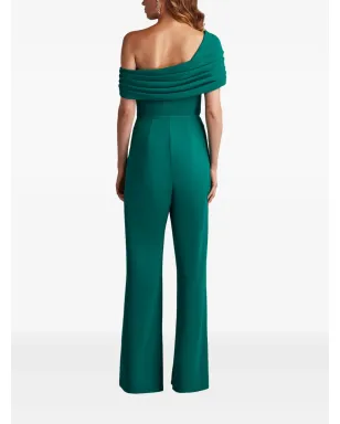 Tadashi Shoji ドレープのオフショルダージャンプスーツ - サムネイル3