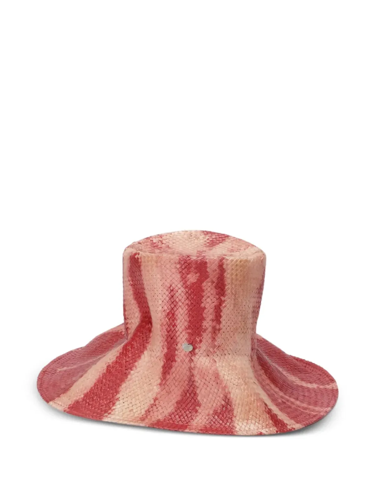 Yesey abstract-pattern woven hat - Red - 画像2
