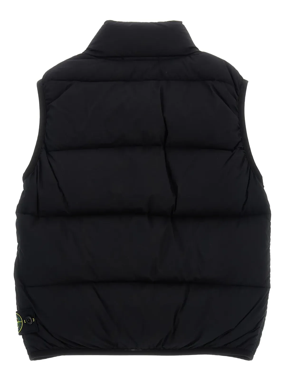 Stone Island Junior キルテッドジップフロントジレ - ブラック - 画像2