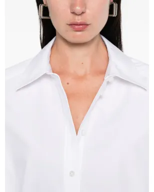 Alexander Wang オーバーサイズカラー コットンシャツ - White - サムネイル5