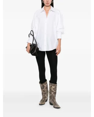Alexander Wang オーバーサイズカラー コットンシャツ - White - サムネイル2