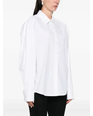 Alexander Wang オーバーサイズカラー コットンシャツ - White - サムネイル3