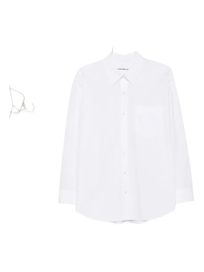 Alexander Wang Alexander Wang チェストポケット付きコットンシャツ - ホワイトの商品画像