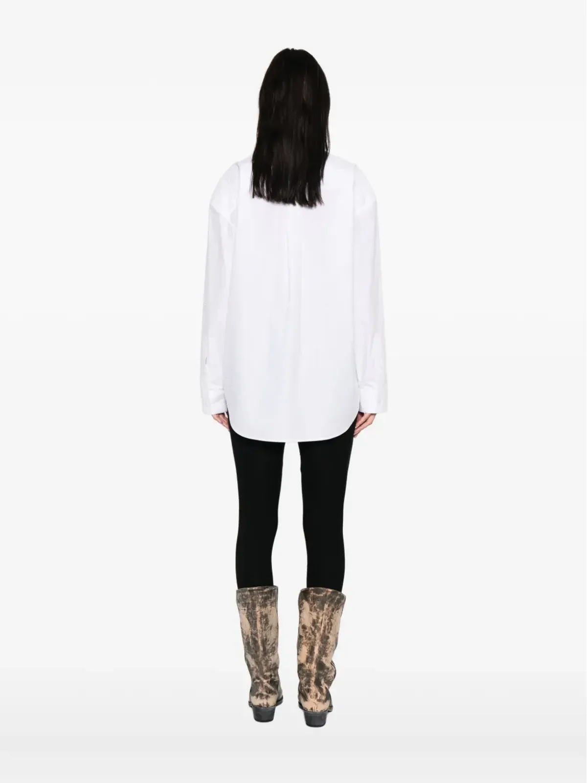 Alexander Wang チェストポケット付きコットンシャツ - ホワイト - 画像4