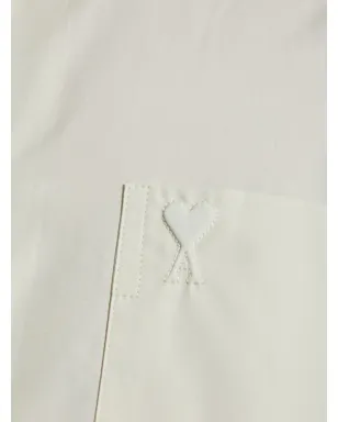 AMI Paris ハート刺繍入り長袖シャツ - サムネイル4