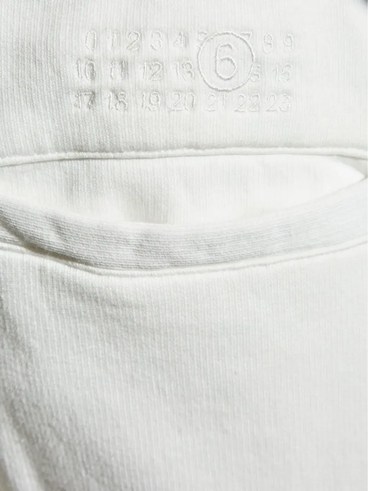 MM6 Maison Margiela エラスティックウエストバンド コットン トラックパンツ - 画像5