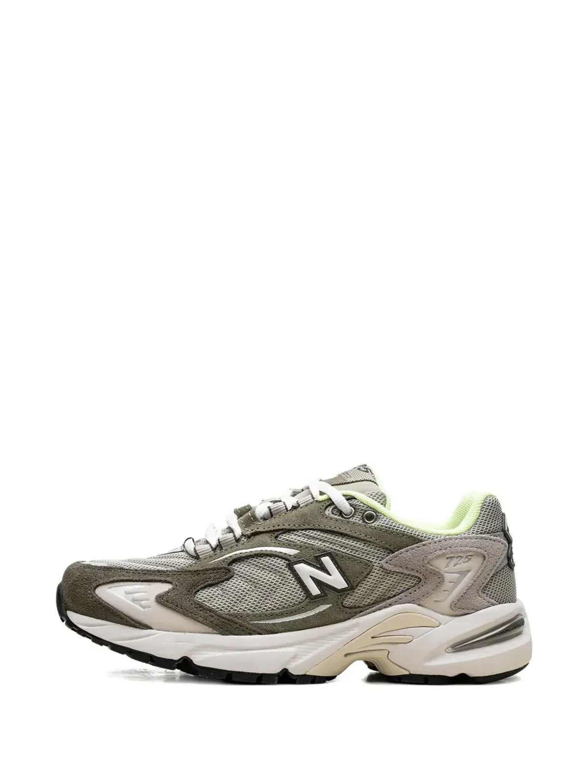 New Balance 725v1 オリビン ダークモス スニーカー - 画像3