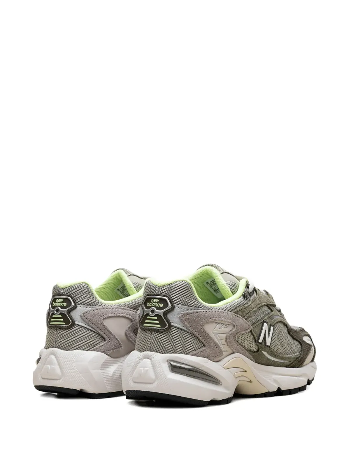 New Balance 725v1 オリビン ダークモス スニーカー - 画像4