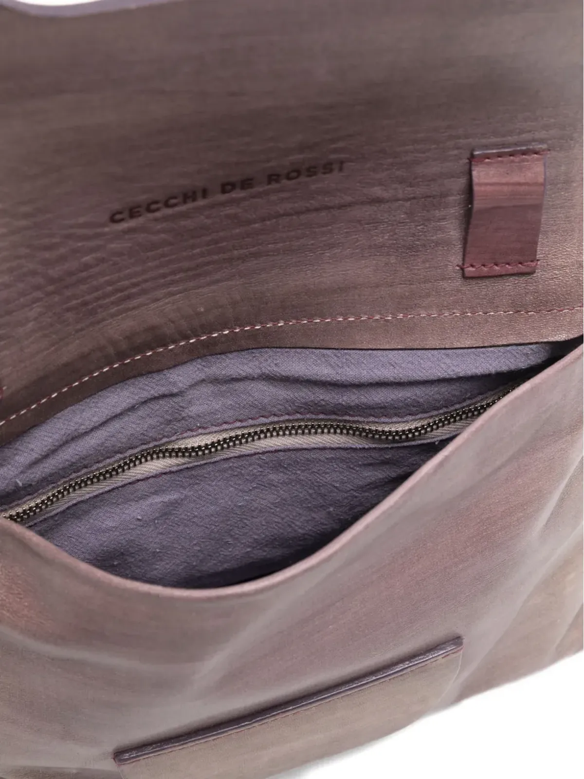 Cecchi De Rossi カットアウトフラップショルダーバッグ - 画像5