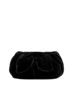 Oscar de la Renta ベルベットボウクラッチバッグ - サムネイル2