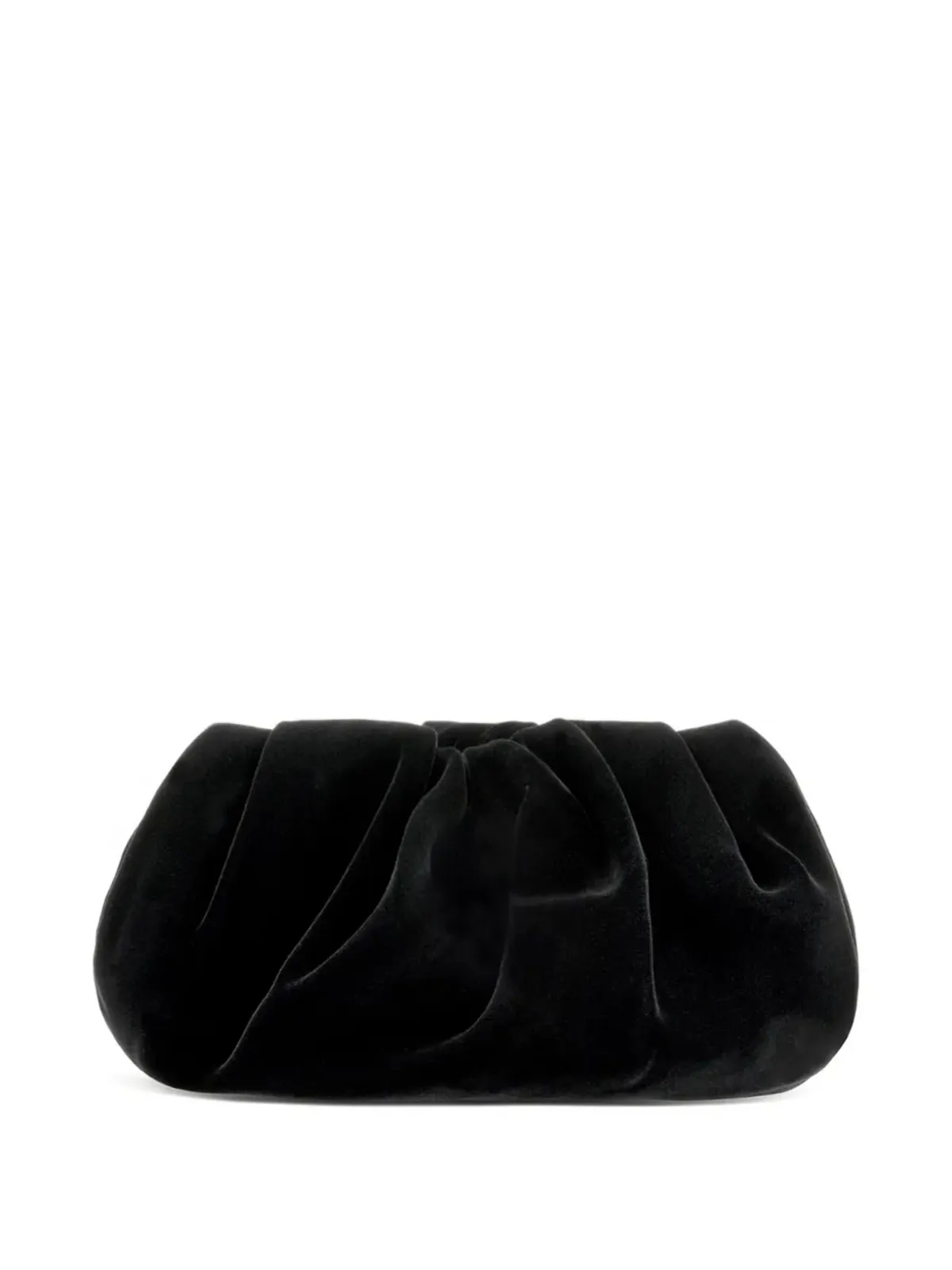 Oscar de la Renta ベルベットボウクラッチバッグ - 画像3