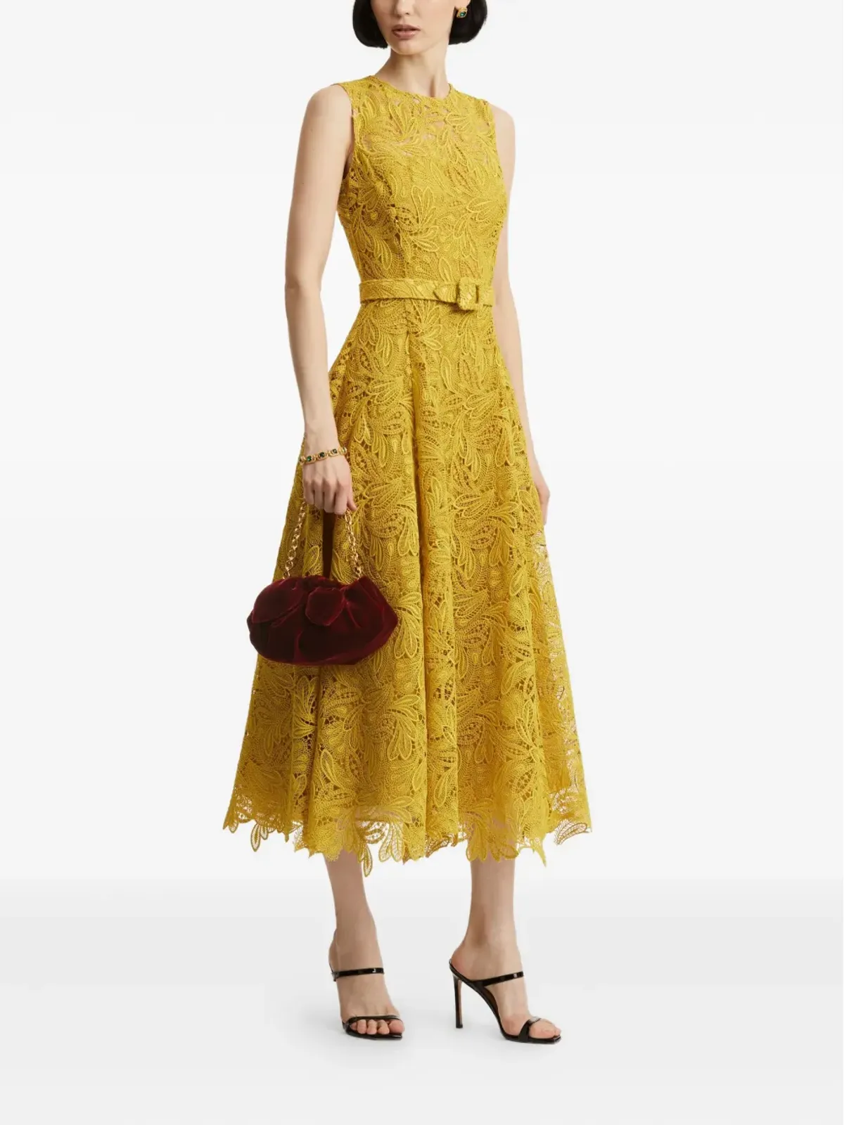 Oscar de la Renta リボンモチーフのクラッチバッグ - 画像2