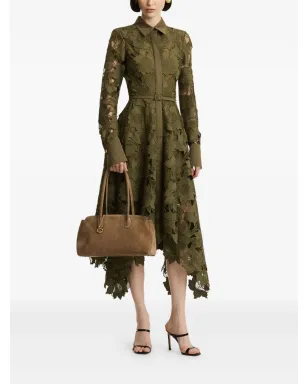Oscar de la Renta アスター スエード ショルダーバッグ - サムネイル2