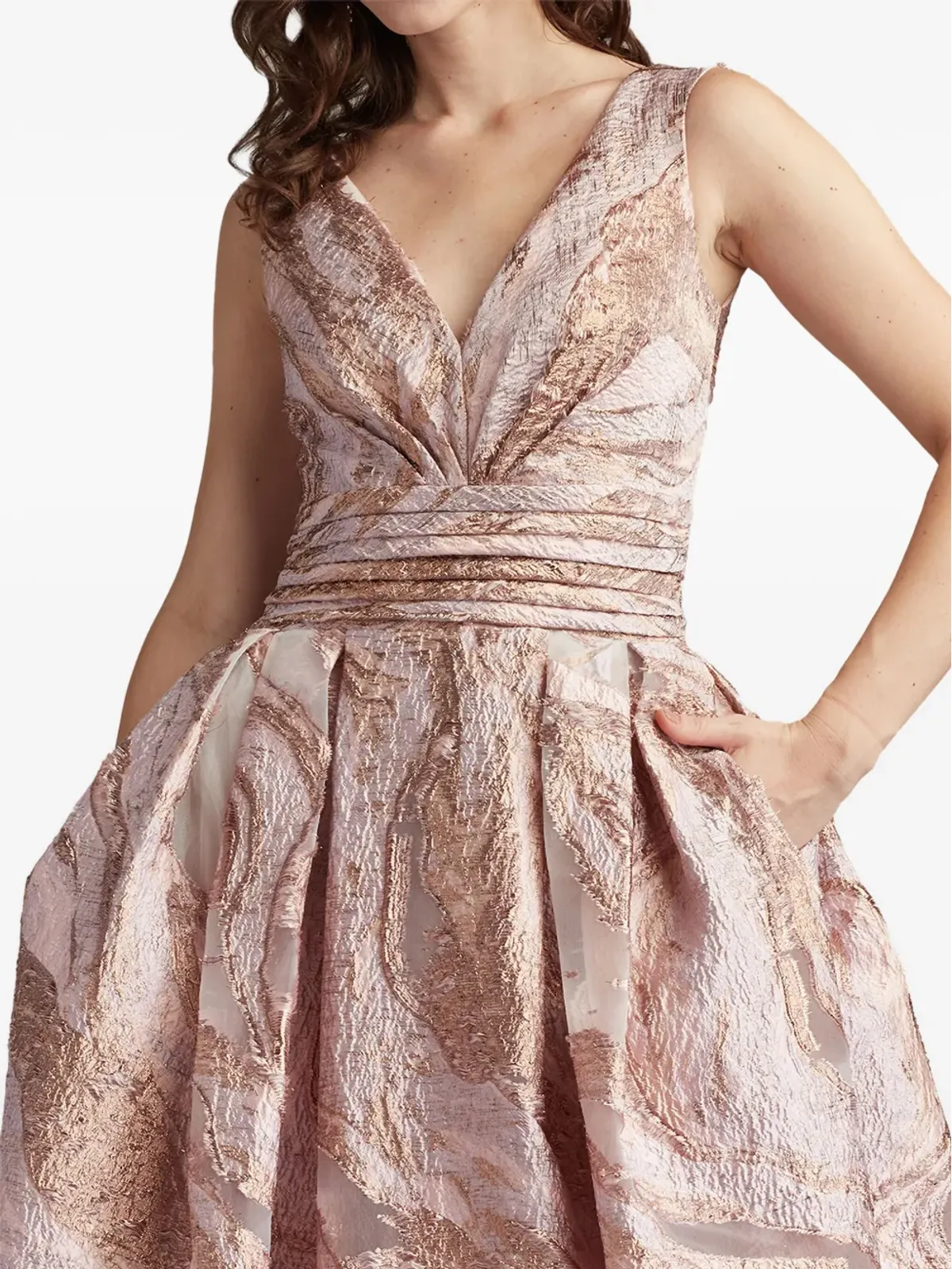 Tadashi Shoji フォンテーヌ ガウン ドレス - 画像4