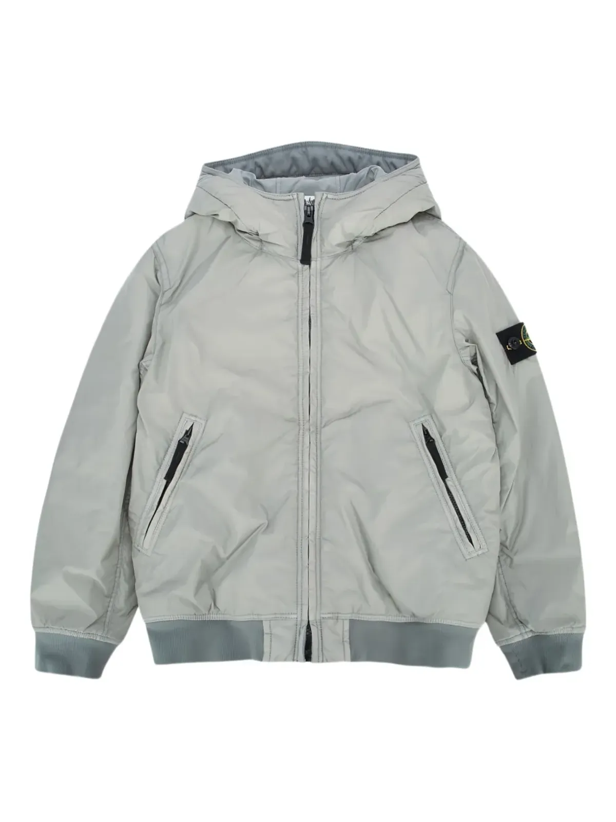 Stone Island Junior フード付きボンバージャケット - 画像1
