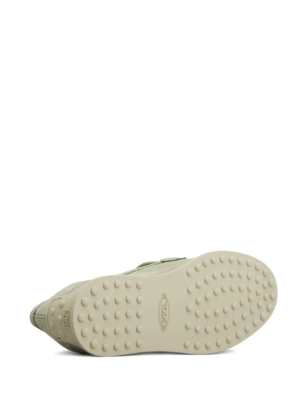 Tod's ラフィア・トリム付きスエード ローファー - 画像4