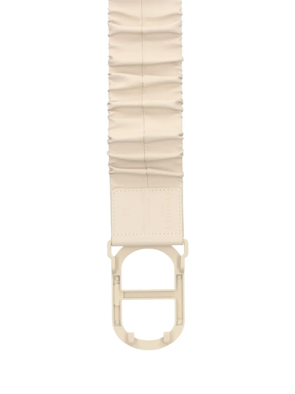 TWINSET プリーツバックルベルト - Neutrals - 画像4