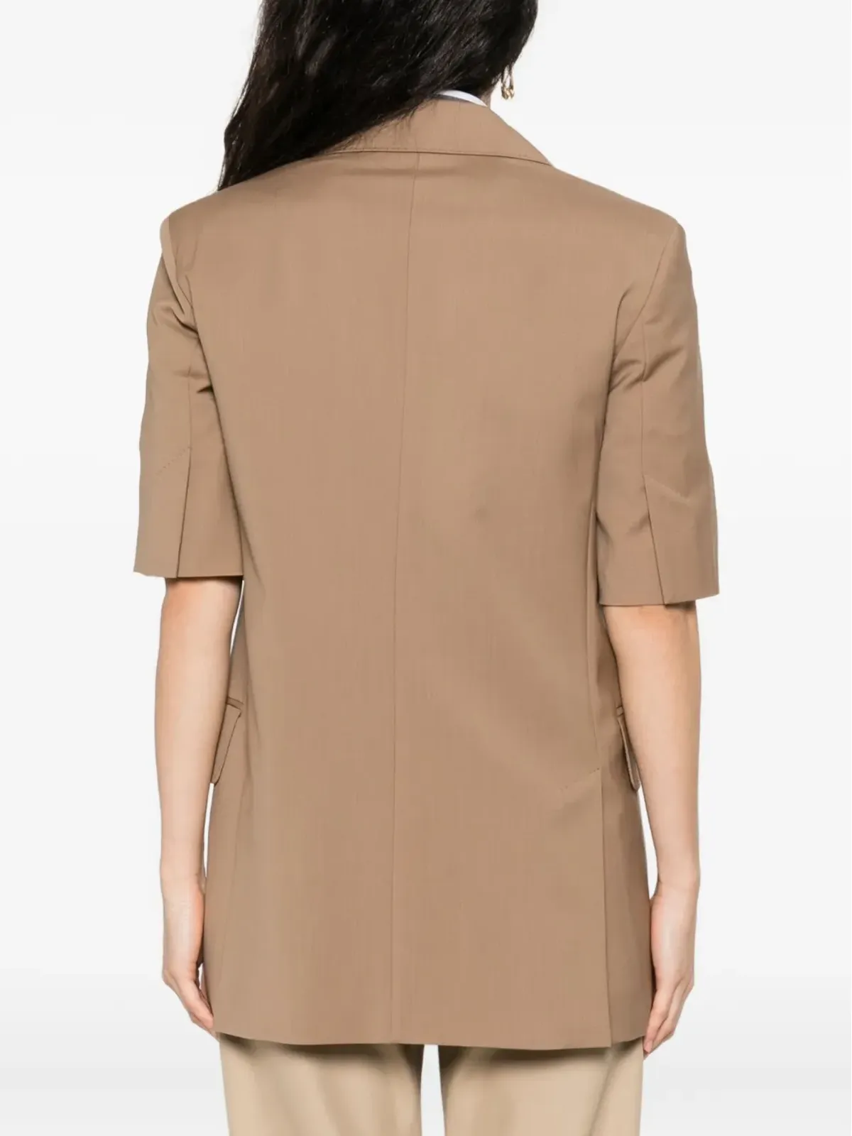 Max Mara OTTUSO 半袖ノッチドラペル ブレザー - 画像4