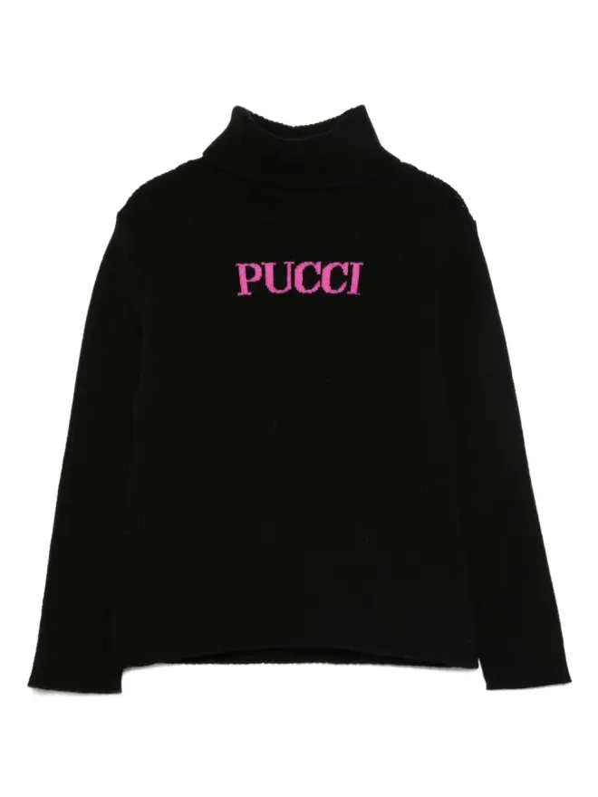 PUCCI Junior PUCCI Junior リブ編みハイネックセーターの商品画像