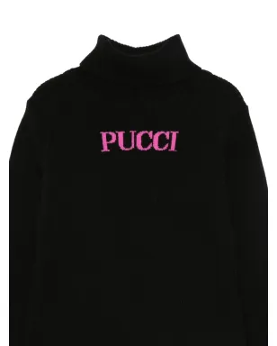 PUCCI Junior リブ編みハイネックセーター - サムネイル3