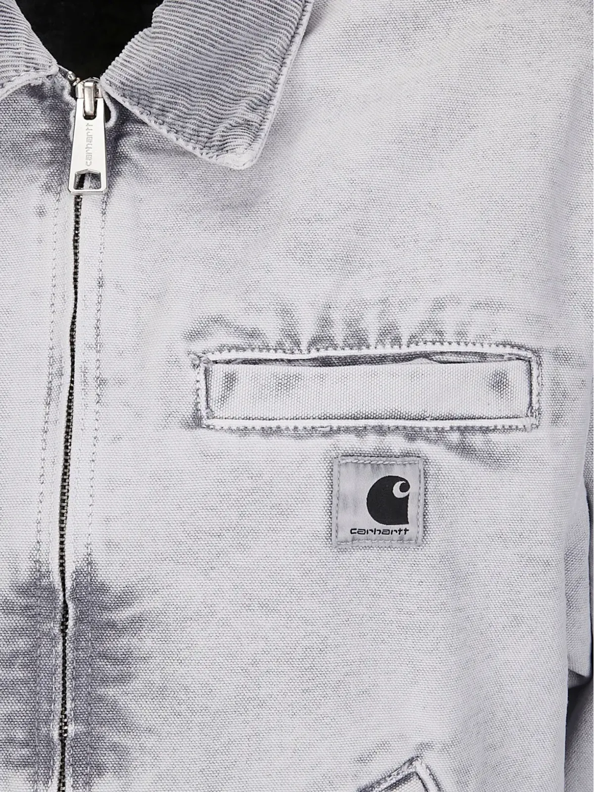 Carhartt WIP Emery ジップフロント クロップドジャケット（グレー） - 画像3
