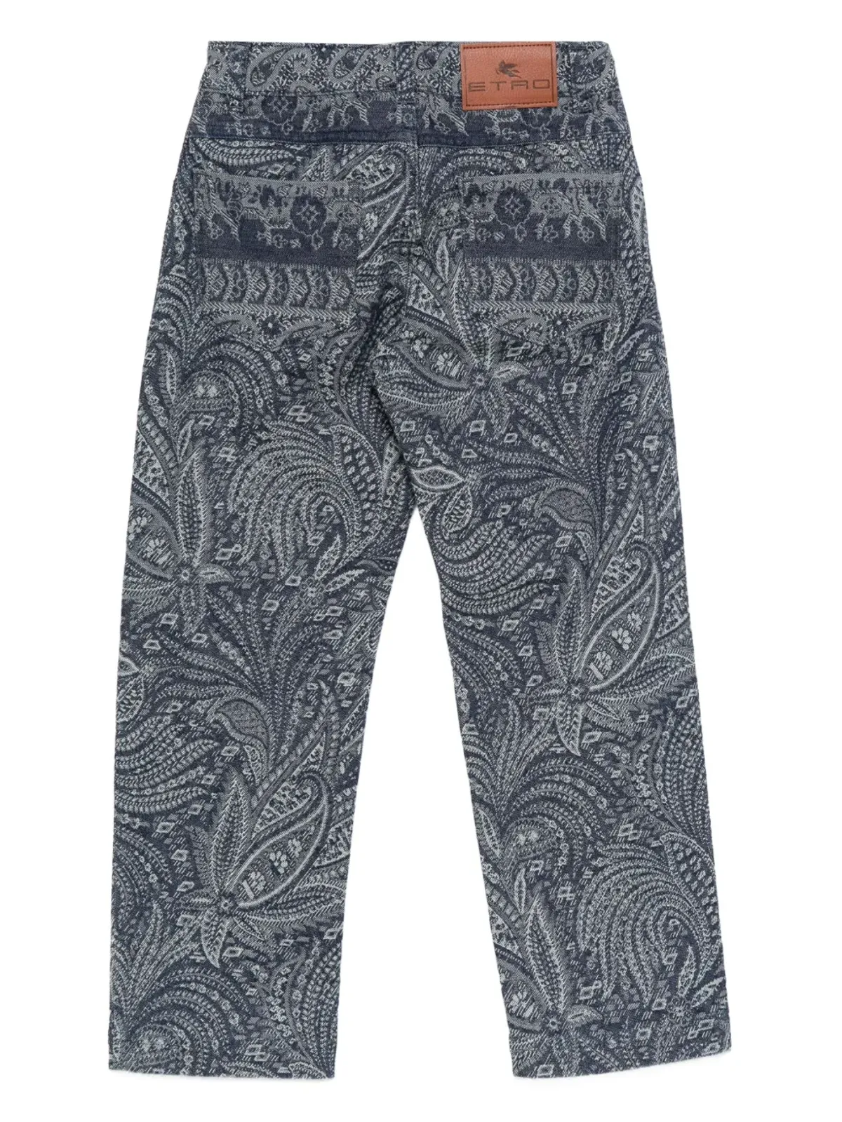 ETRO KIDS ペイズリープリントデニムジーンズ - 画像2