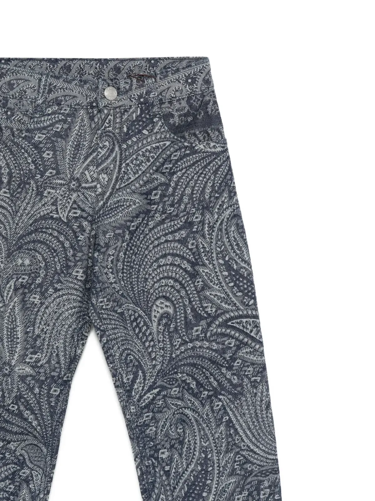 ETRO KIDS ペイズリープリントデニムジーンズ - 画像3