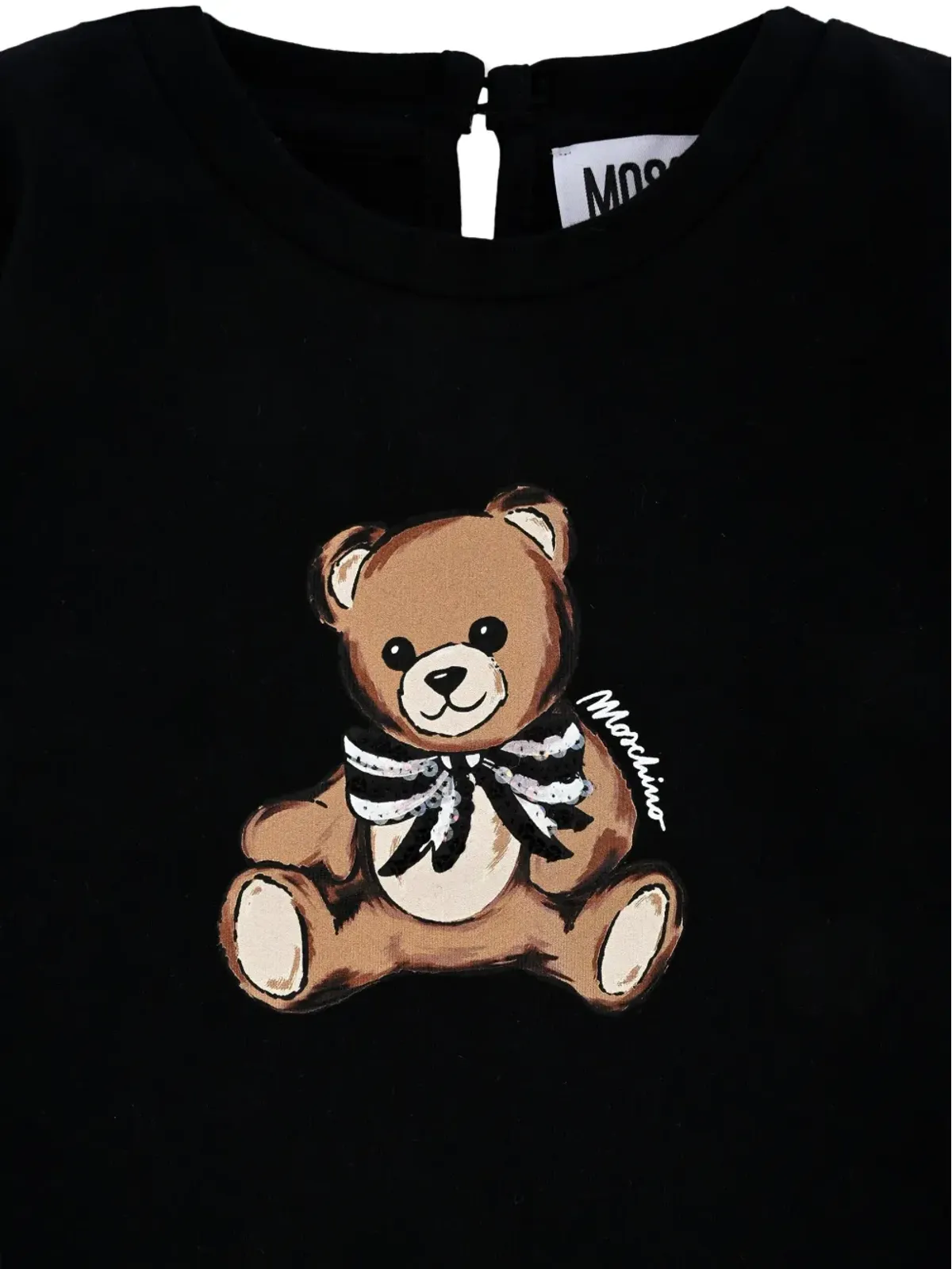 Moschino Kids テディベア柄長袖Tシャツ - 画像3
