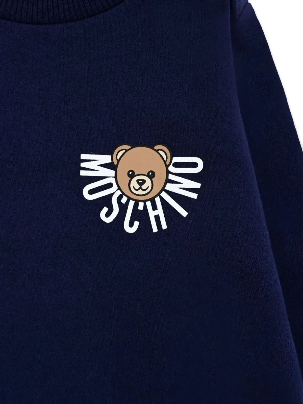 Moschino Kids テディロゴ クルーネック スウェット - 画像3