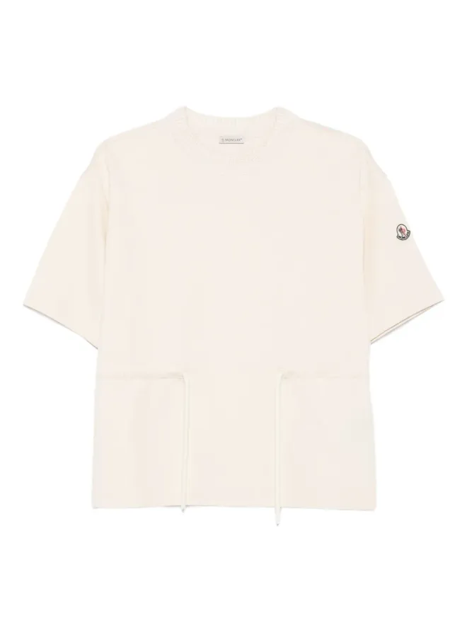 Moncler Moncler ドローストリングウエスト コットンTシャツの商品画像