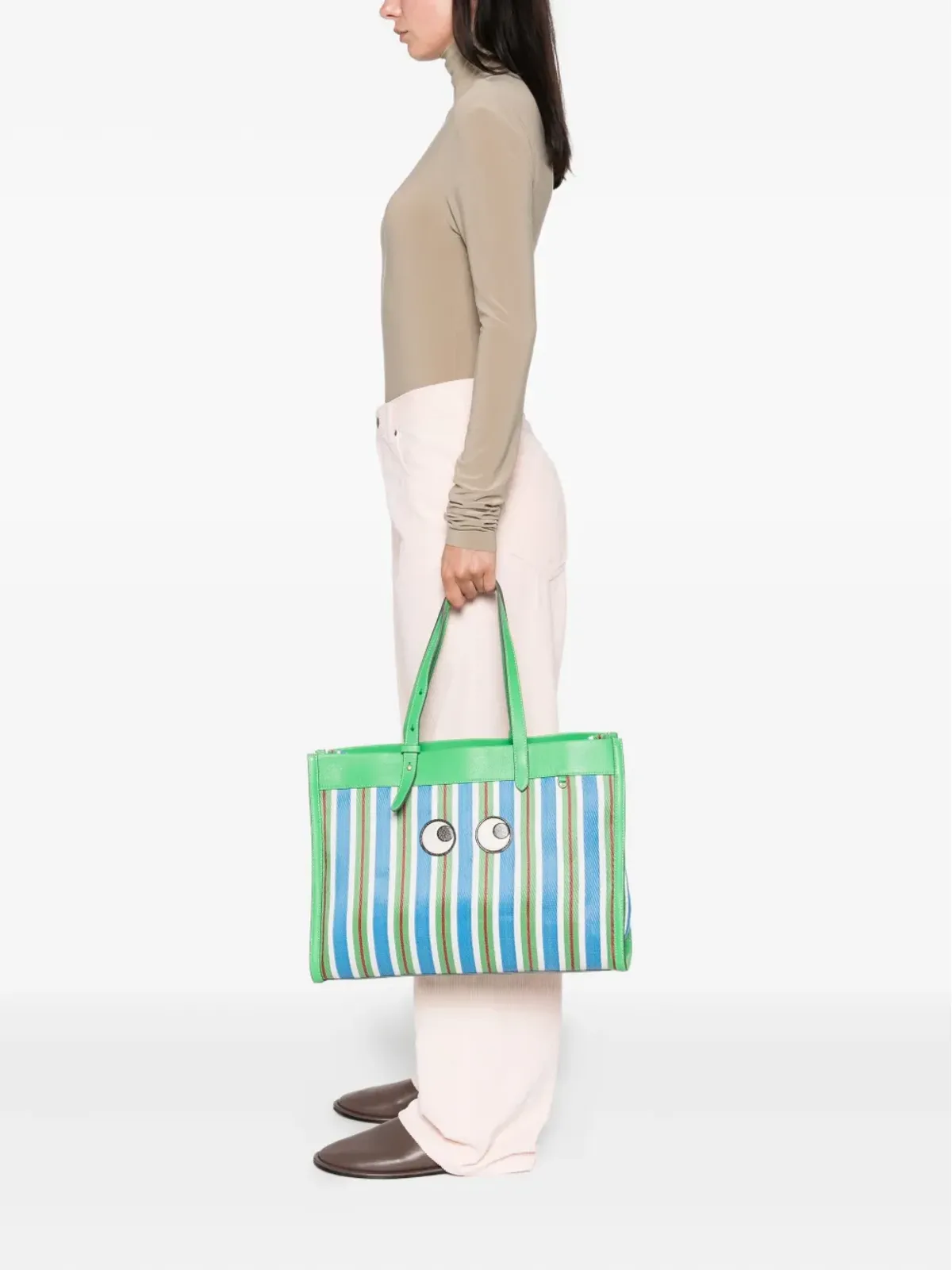 Anya Hindmarch E/W Eyes トートバッグ - 画像2