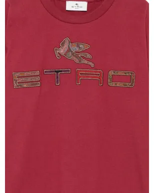 ETRO KIDS ペガサスモチーフ Tシャツ - サムネイル3