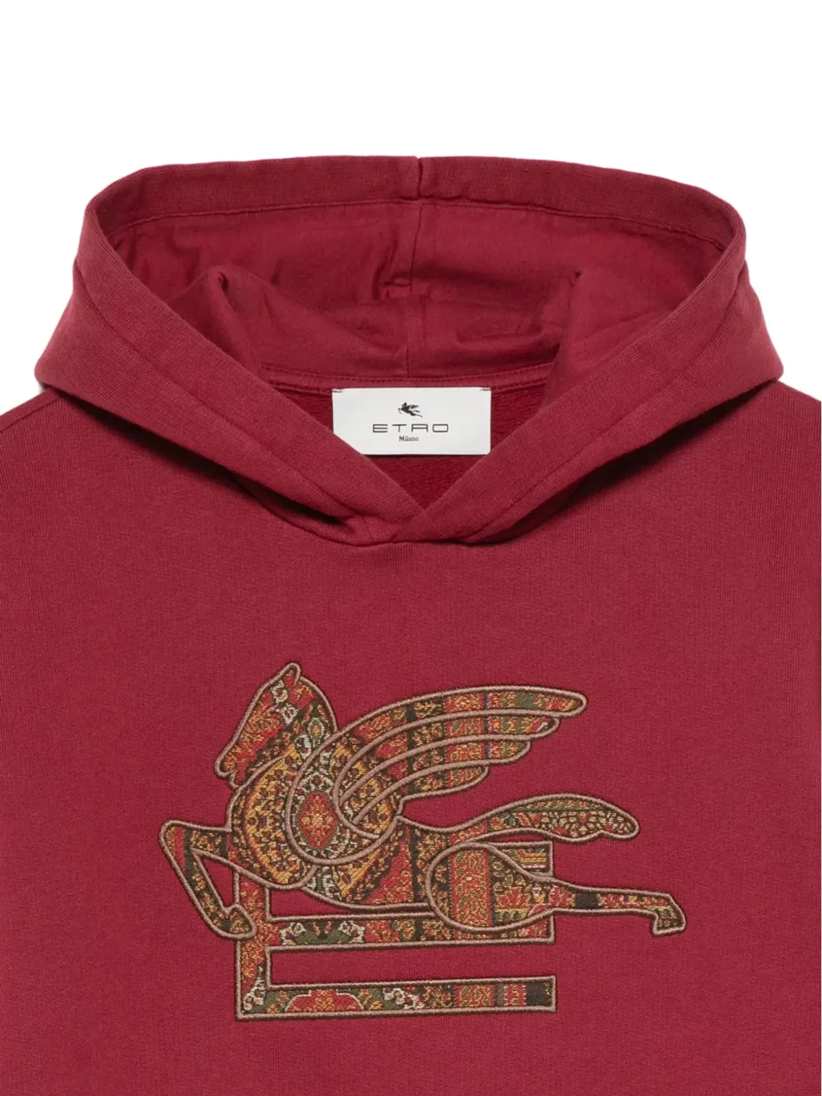 ETRO KIDS Pegasusモチーフのフード付きパーカー - 画像3